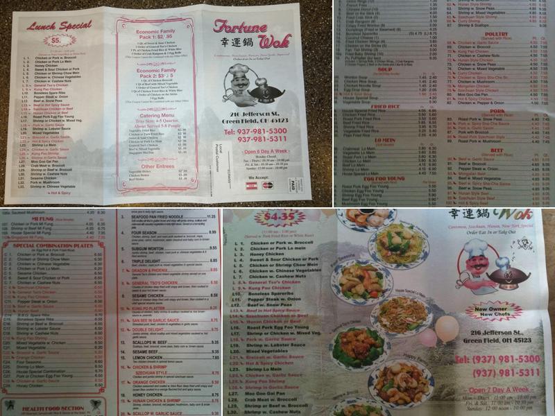 Fortune Wok Menu