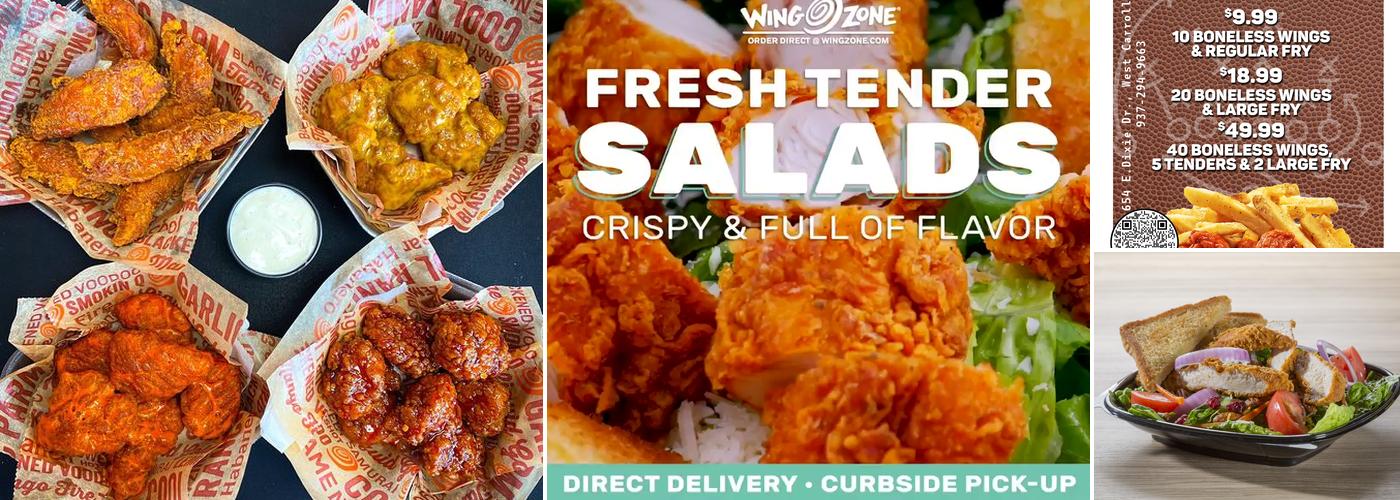 Wing Zone Menu