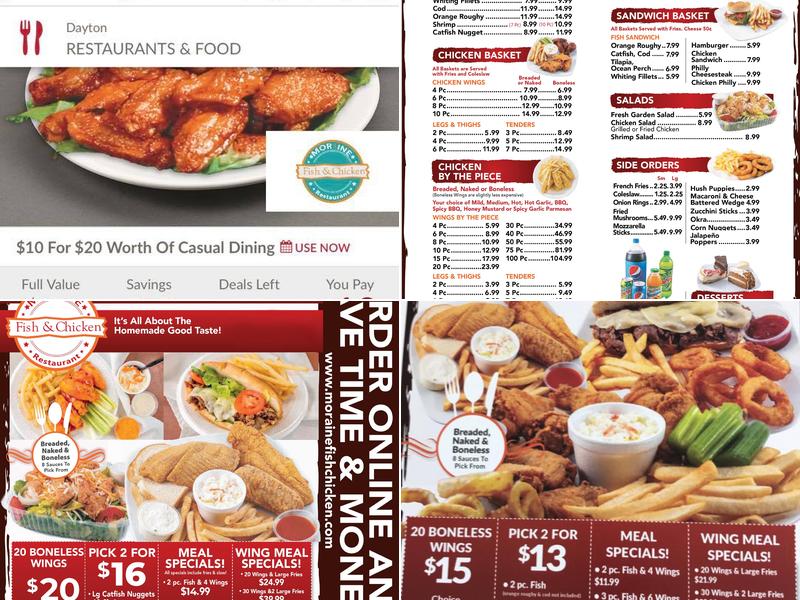 Moraine Fish & Chicken Menu