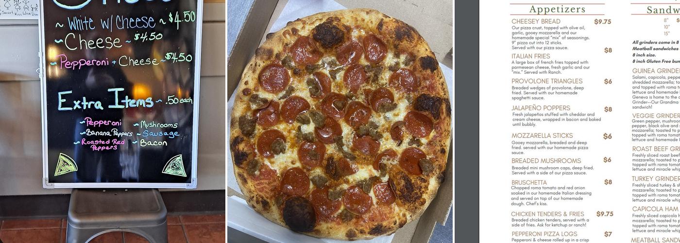 Capo's Pizza II Menu