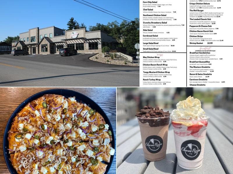 Charm Pizza Co. Menu