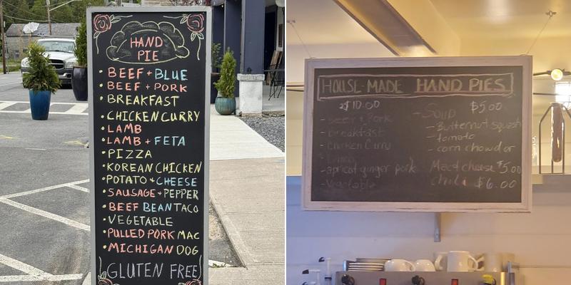 Essex Ice Cream Cafe Menu