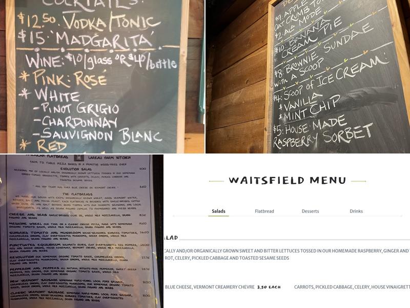 American Flatbread Menu