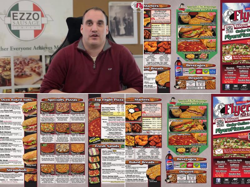 Flyers Pizza Grove City North Menu