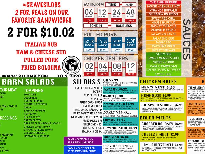 SilOHs Menu