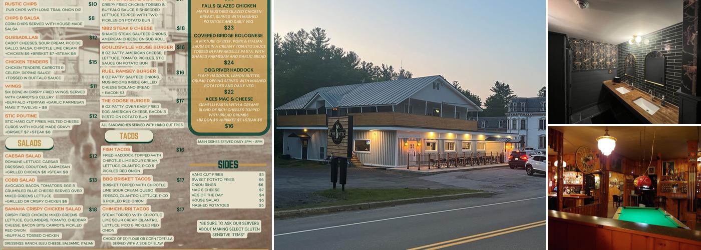 Rustic Menu