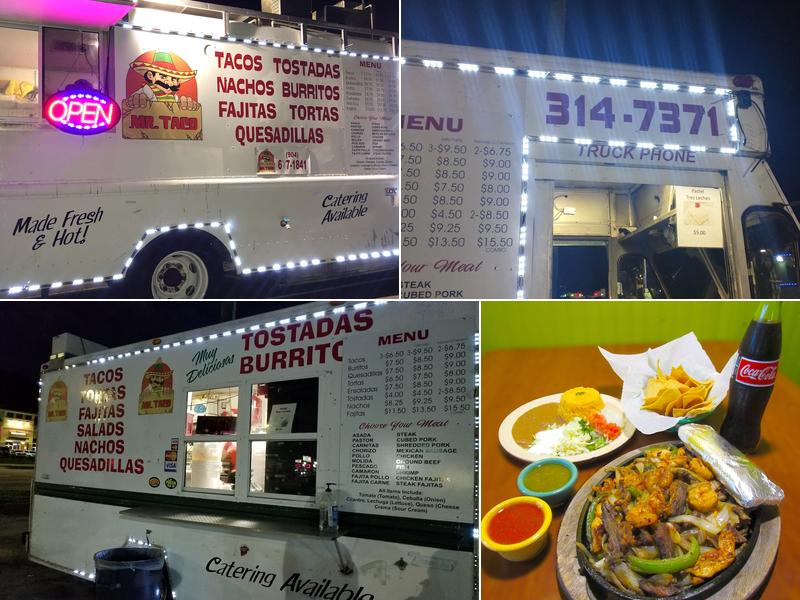 Mr. Taco Food Truck Menu