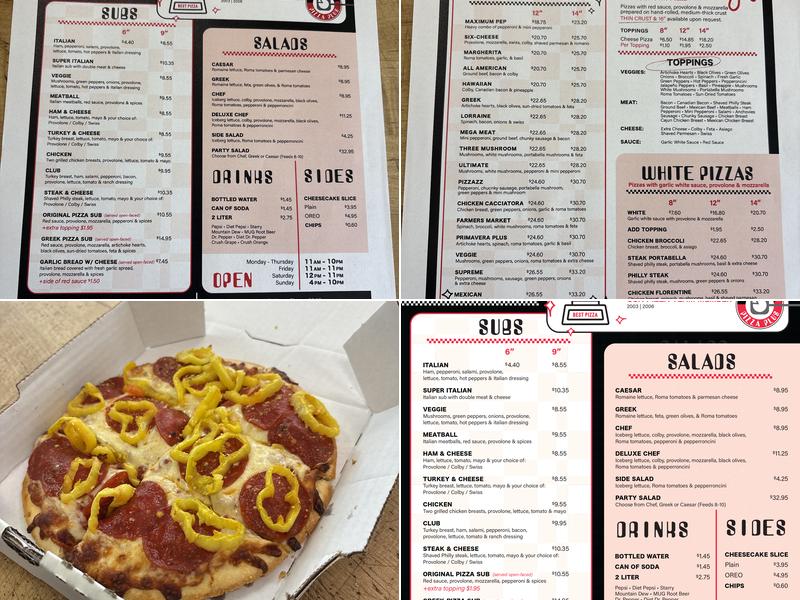 Gahanna Pizza Plus Menu