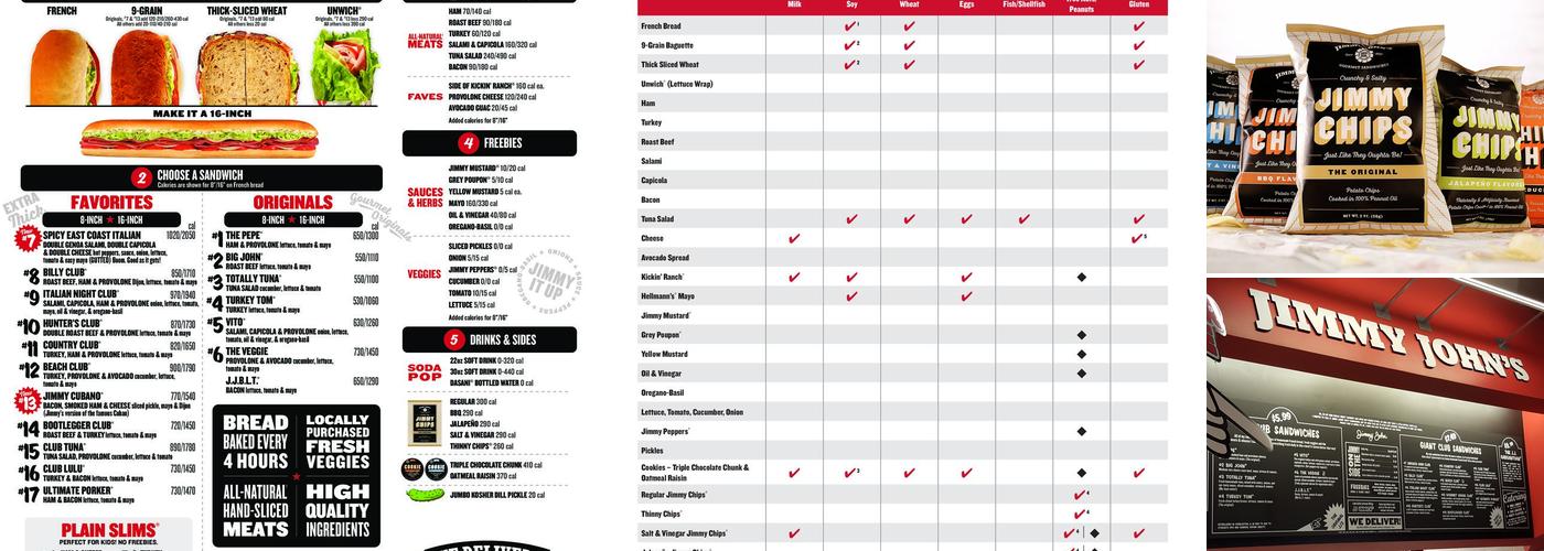 Jimmy John's Menu