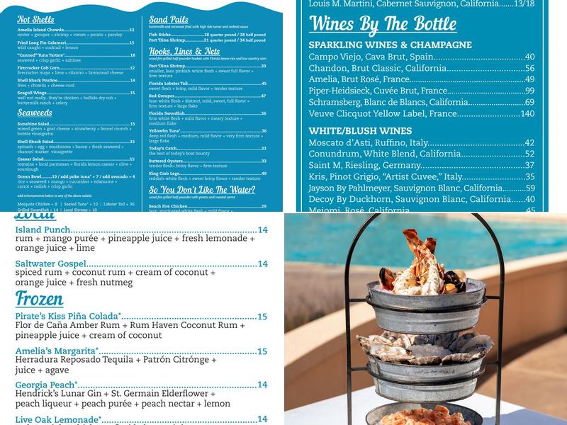 Oceanside Menu