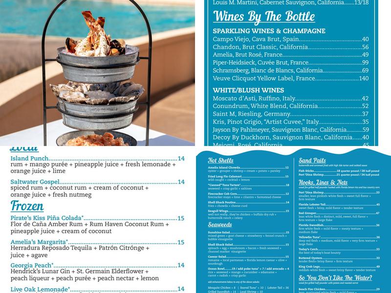 Oceanside Menu