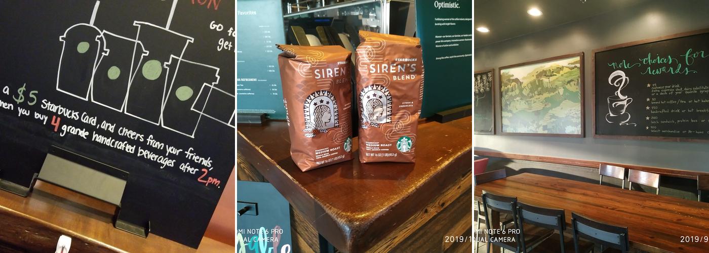 Starbucks Menu