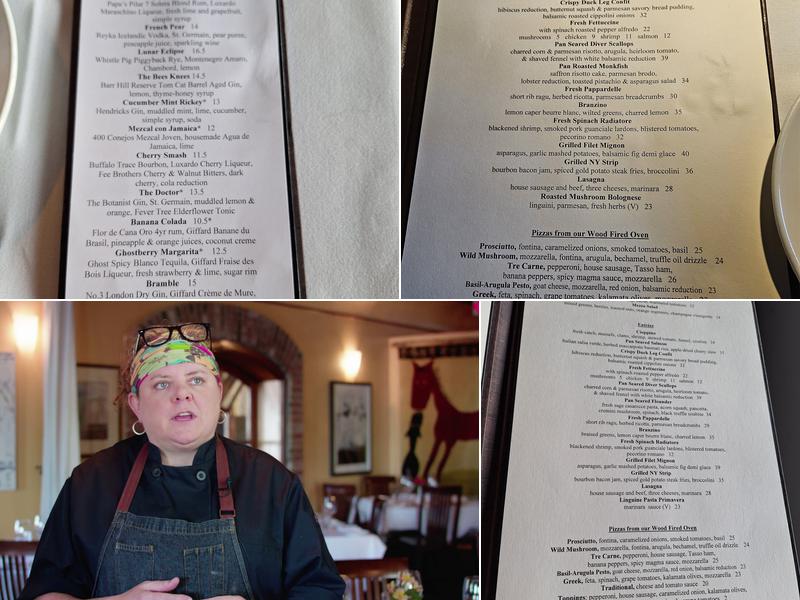 Mezza Luna Ristorante Menu