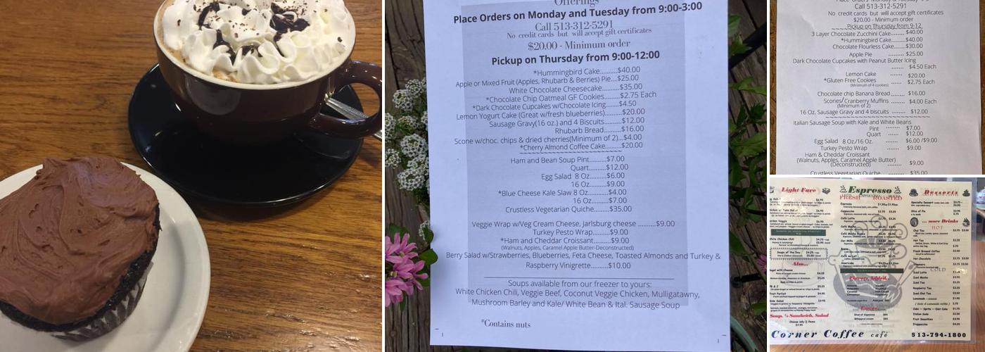 Corner Coffee Café Menu