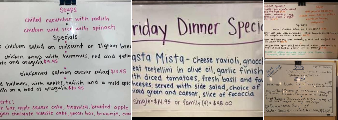 May Cafe Menu