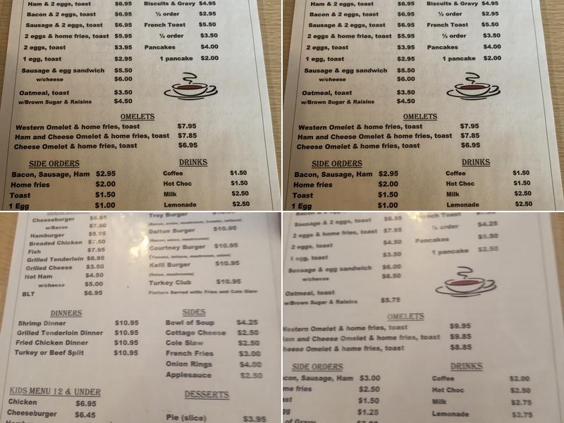 Cherry Street Diner Menu