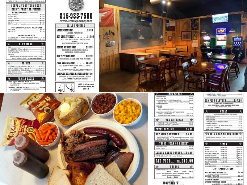 Jimmy Jo's BBQ Menu