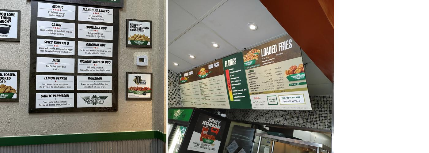Wingstop Menu