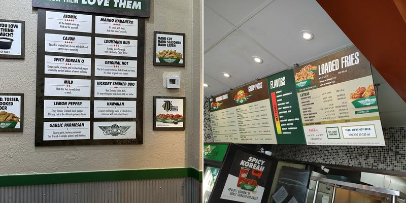 Wingstop Menu