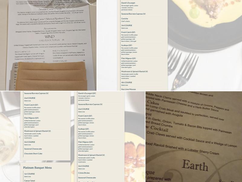 David's Restaurant & Lounge Menu