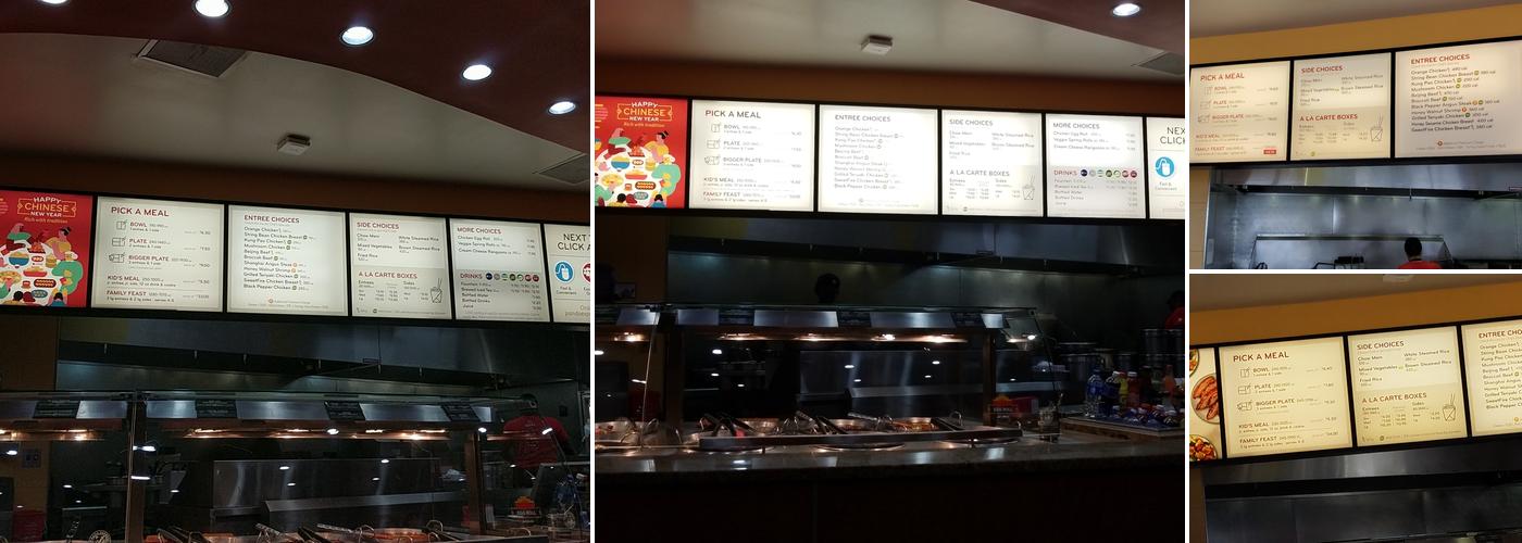 Panda Express Menu