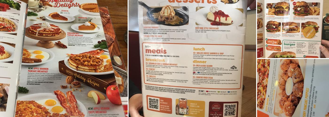 Denny's Menu