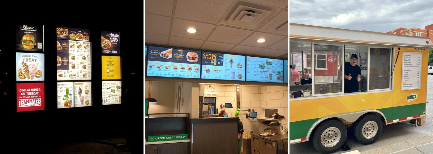 Runza Restaurant Menu