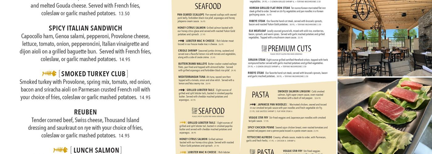 Pike & Pint Grill Menu