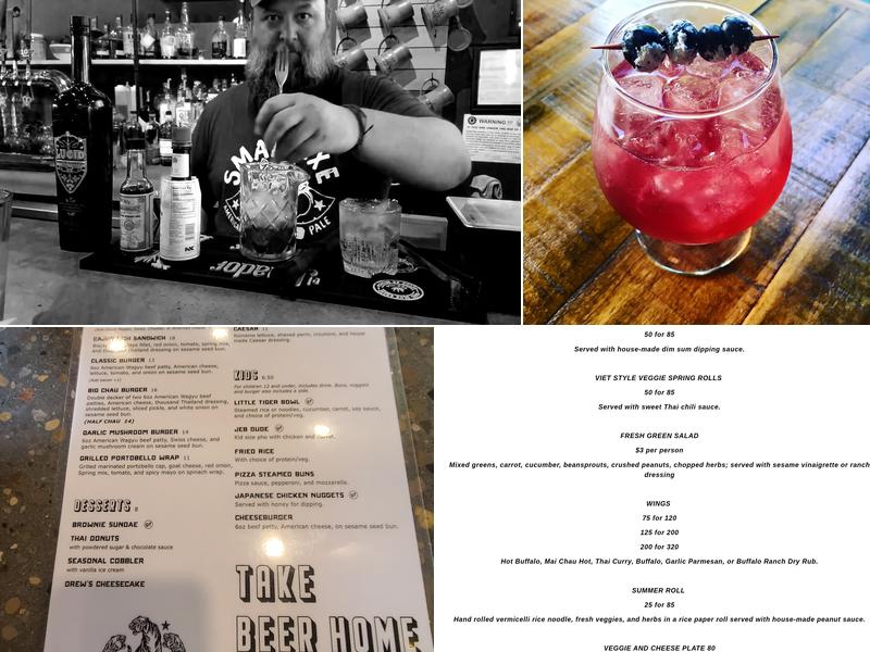 Three Tigers Brewing Company Menu