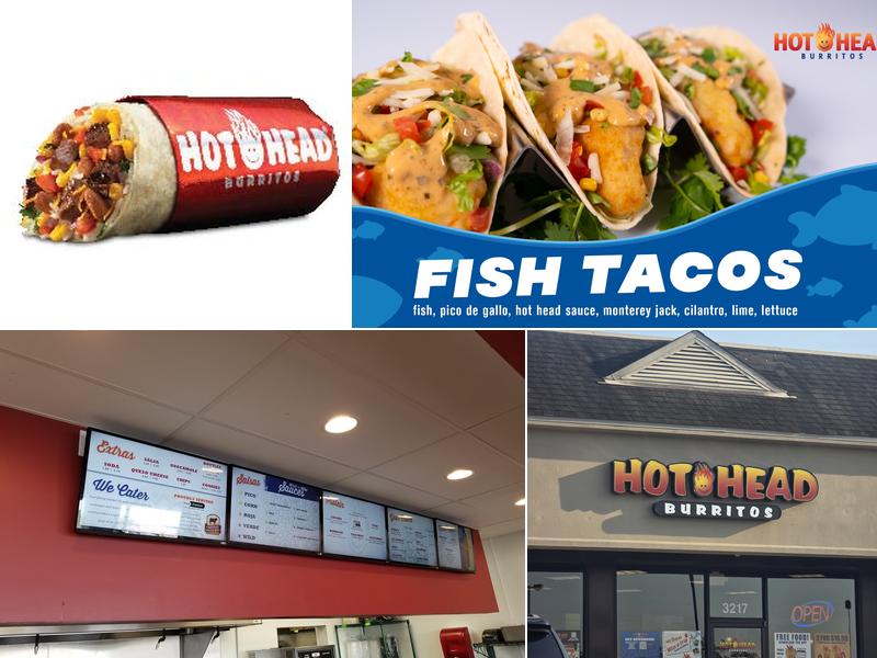 Hot Head Burritos Menu