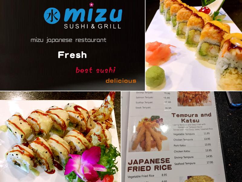 Mizu Sushi And Grill Menu
