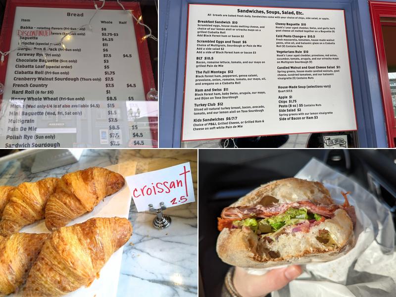 Rocket Baby Bakery Menu