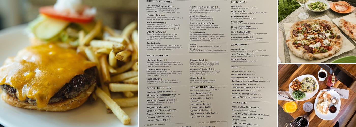 Northstar Café in Uptown Westerville Menu