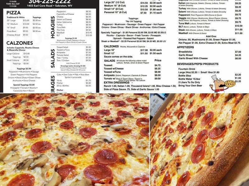 Pizza Al's Menu