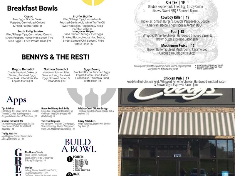 Cody's Menu