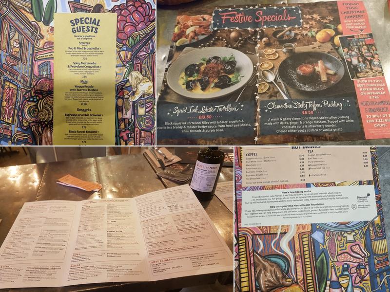Zizzi Menu