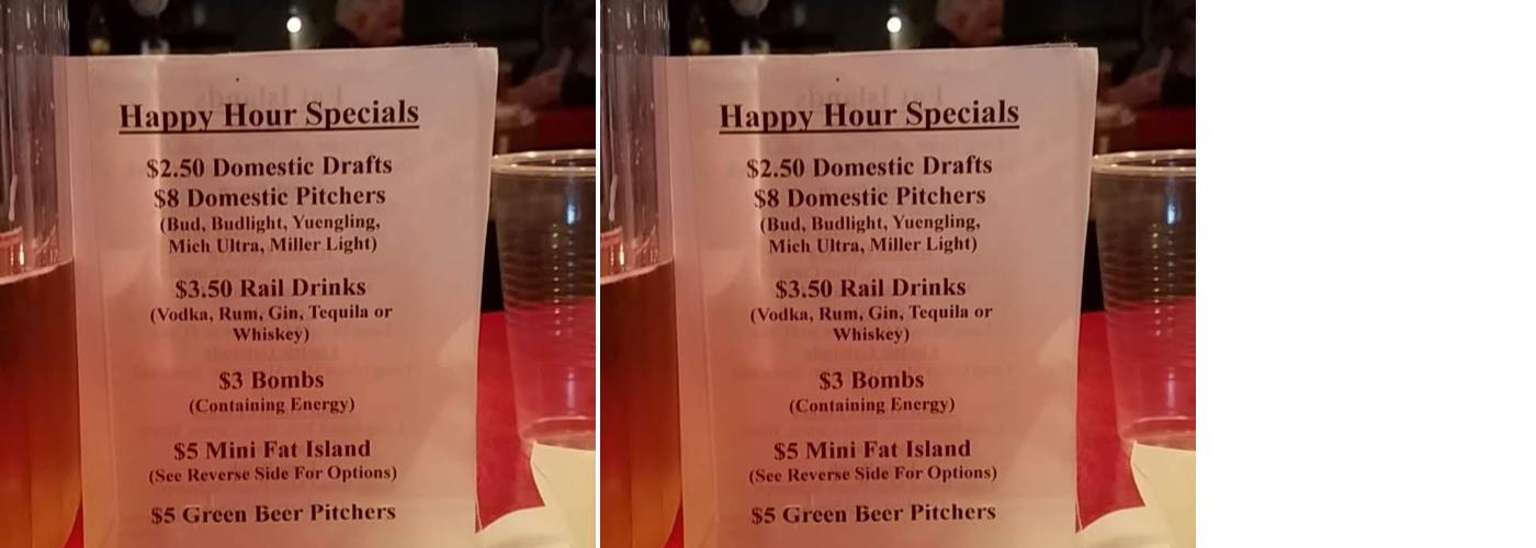 Fat Daddy's Bar and Grill Menu