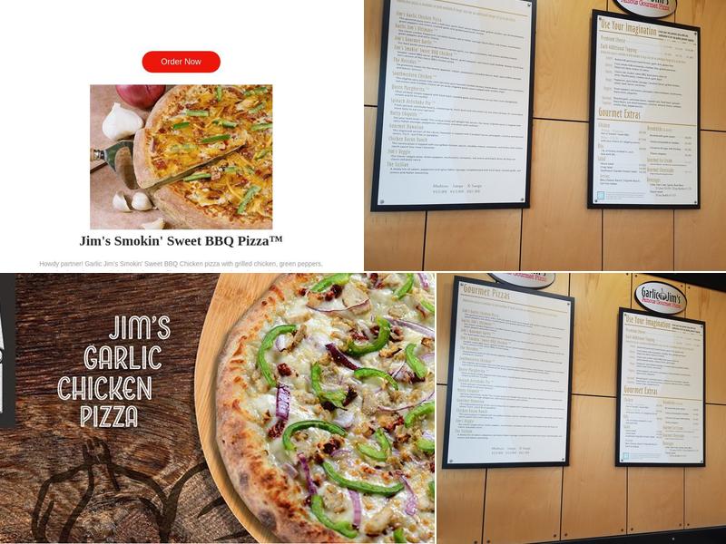 Garlic Jim's Pizza Edmonds Menu