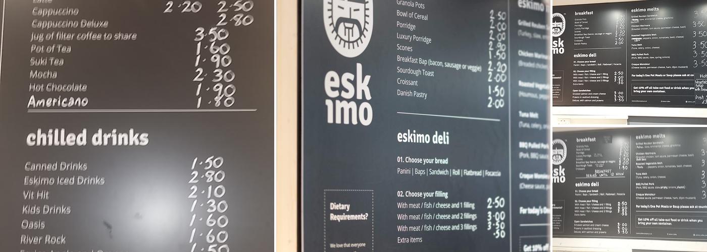 Eskimo Menu