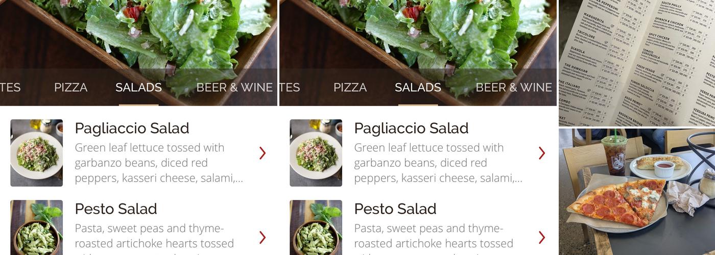 Pagliacci Pizza Menu
