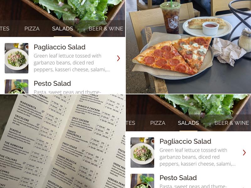 Pagliacci Pizza Menu