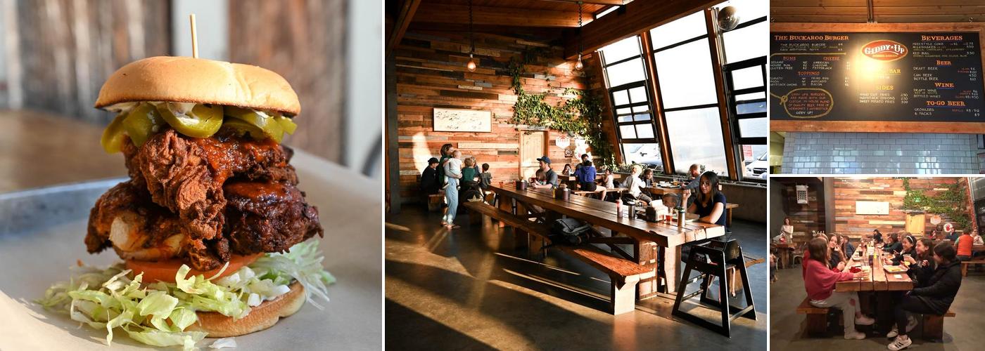 Giddy Up Burgers Menu