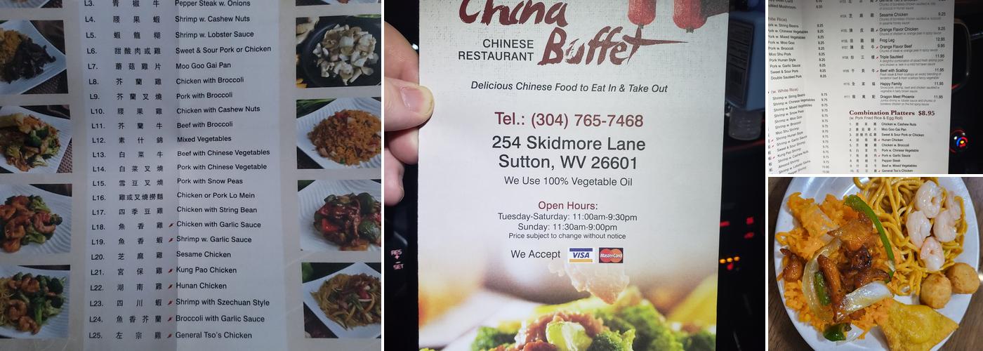China Buffet Menu