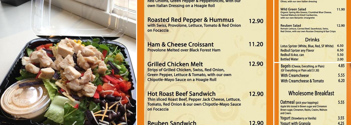 The Cup & Muffin Menu