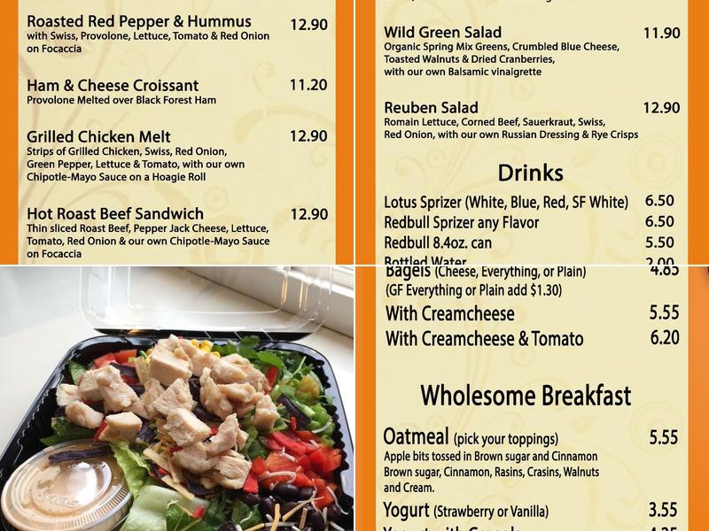 The Cup & Muffin Menu