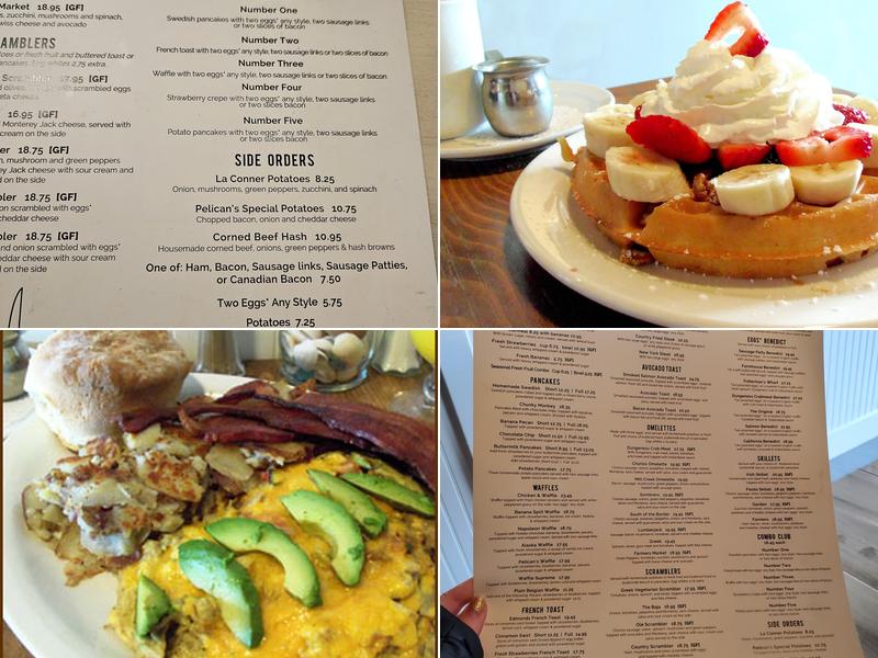 Rusty Pelican Cafe Menu