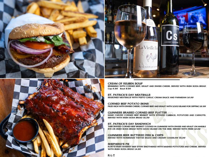 Rory's of Edmonds Menu