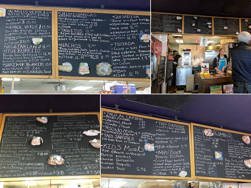 Acapulco Fresh Mexican Grill Menu