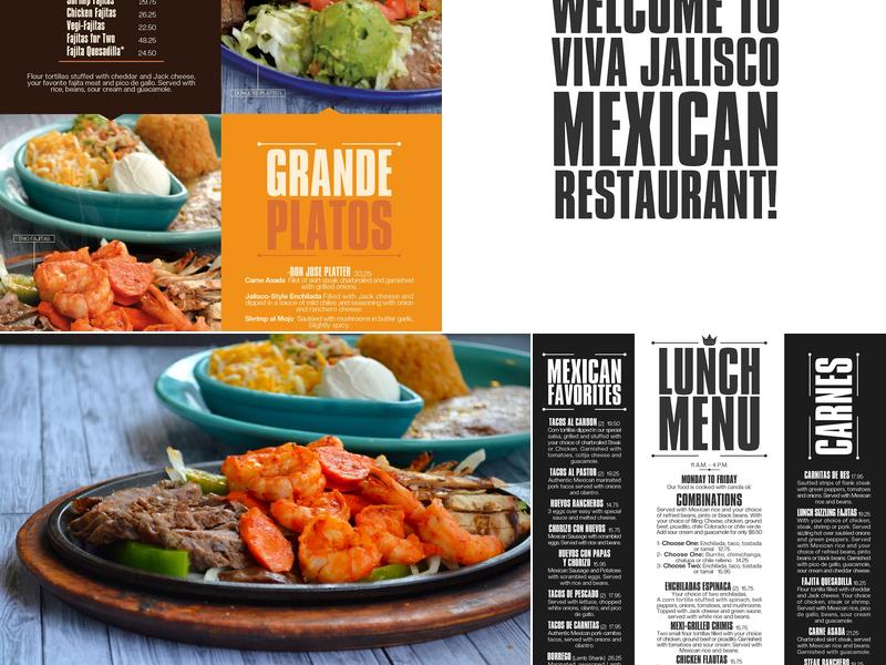 Viva Jalisco Mexican Restaurant Menu