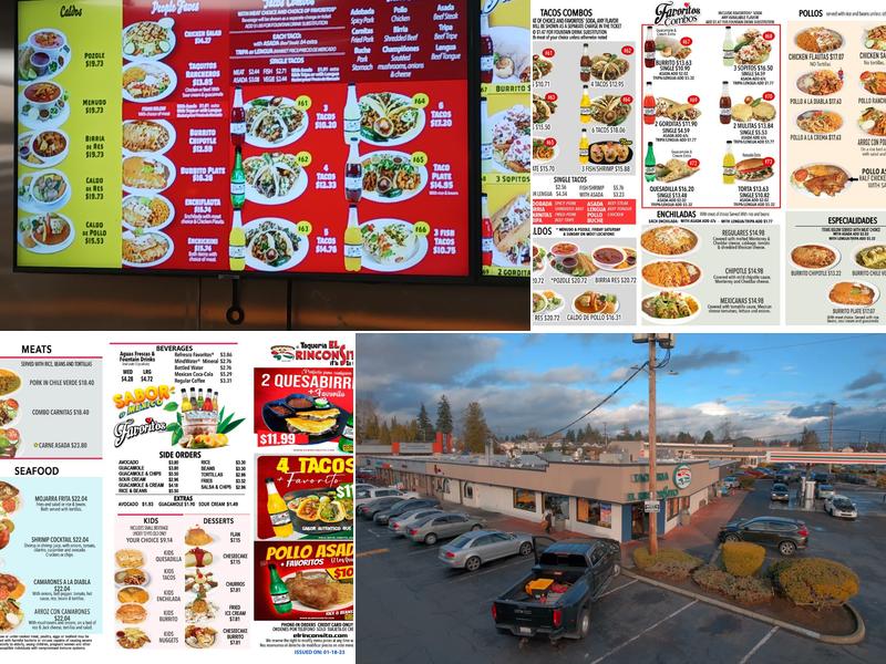 El Rinconsito | Everett Menu